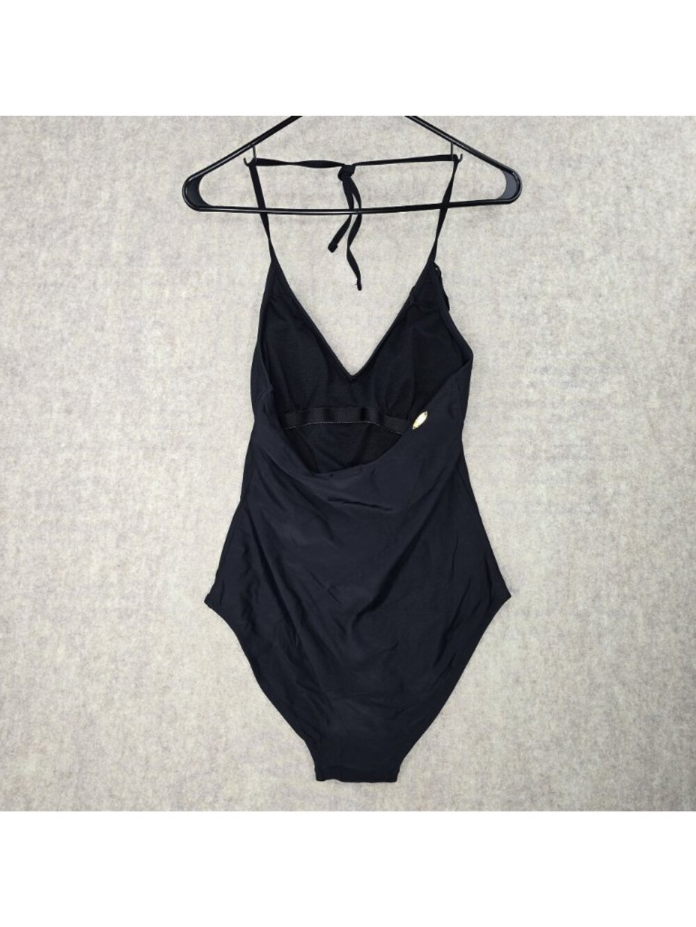 Jessica Simpson Women One-Piece Fringe Swimsuit Black Size S Nylon/Spandex Blend - Picture 2 of 6